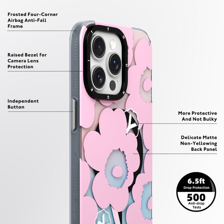 کاور یانگ کیت مدل Color Changing Floral مناسب برای گوشی موبایل اپل iphone