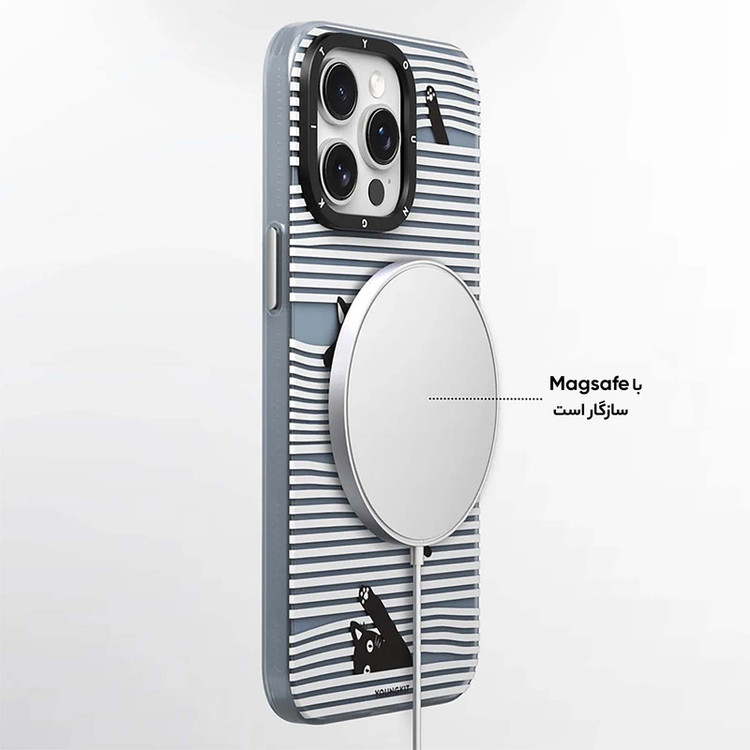 کاور یانگ کیت مدل Black Kitten Adventure Playground MagSafe مناسب برای گوشیiphone